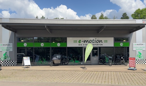 e-motion e-Bike Welt Reutlingen auf der Landkarte