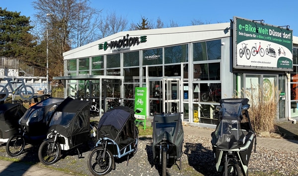 e-motion e-Bike Welt Düsseldorf auf der Landkarte